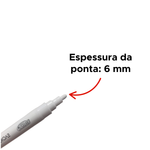 Giz Liquido 6mm Artístico Evoke 4g Ponta Versátil Para Escola Artesanato Pintura