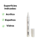 Giz Liquido 6mm Artístico Evoke 4g Ponta Versátil Para Escola Artesanato Pintura