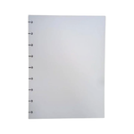 Refil Sem Pauta Com 40 Folhas Caderno De Disco Sistema Inteligente Cadernos Branco Liso 275mm x 200mm