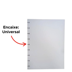 Refil Sem Pauta Com 40 Folhas Caderno De Disco Sistema Inteligente Cadernos Branco Liso 275mm x 200mm