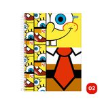 Caderno Universitário 01 Matéria 80Fls Bob Esponja