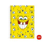 Caderno Universitário 01 Matéria 80Fls Bob Esponja