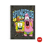 Caderno Universitário 01 Matéria 80Fls Bob Esponja