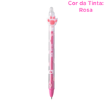 Caneta Gel Retrátil Apagável Holic mi-au 0.7mm Tris Linha Pets Pata Material Escolar