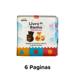 Livro De Banho Infantil Impermeável Para Bebê Educativo