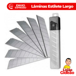 Kit 10 Lâminas para Estilete Largo 18mm Lâmina Para Artesanato Profissional Futuro
