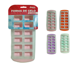 Forma De Gelo 12 Cubos Fundo Em Silicone Pratica E Fácil