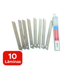 10 LAMINAS DE ESTILETE FINO 9MM futuro