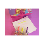 Marca Texto Neon Com Glitte Formato Esmalte Para Escola e Faculdade