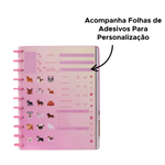 Caderno Disco Best Friend 280x215mm 80 Folhas Para Escola Universidade Faculdade
