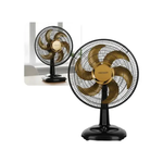 Ventilador De Mesa 40cm Turbo Preto/Bronze Hélice 6 Pás 127v Ventimais 126w