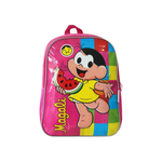 Mochila Bolsa Magali Escolar Infantil Com Alças Turma da Mônica Rosa