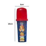 Porta Escova de Dente Patrulha Canina 290ml Infantil Dental Case Escolar