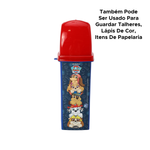 Porta Escova de Dente Patrulha Canina 290ml Infantil Dental Case Escolar