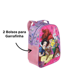 Mochila Princesas Disney Feminina Infantil Escolar Original