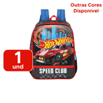 Mochila Hot Wheels Para Escola Infantil Masculina
