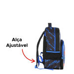 Mochila Hot Wheels Para Escola Infantil Masculina