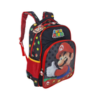 Mochila Escolar Mario Bros Infantil Juvenil Menino Escola Resistente