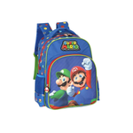 Mochila Escolar Mario Bros Infantil Juvenil Menino Escola Resistente