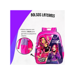 Mochila Escolar Juvenil Menina Rosa Costa Emilly Vick