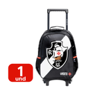 Mochila Com Rodas Vasco Infantil Juvenil Com Alça Retrátil