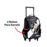 Mochila Com Rodas Vasco Infantil Juvenil Com Alça Retrátil