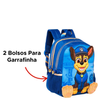 Mochila Patrulha Canina Chase Para Passeio e Escola