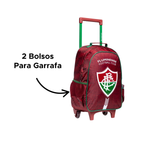 Mochila Com Rodas Fluminense Infantil Juvenil Material Escolar