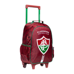Mochila Com Rodas Fluminense Infantil Juvenil Material Escolar