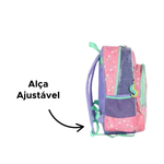 Mochila Bolsa Infantil Para Escola Material Escolar Unicórnio