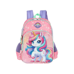 Mochila Bolsa Infantil Para Escola Material Escolar Unicórnio