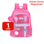Mochila Infantil Para Escola Bolsa Material Escolar Leve 100% Poliester