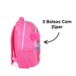Mochila Infantil Para Escola Bolsa Material Escolar Leve 100% Poliester