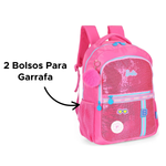 Mochila Infantil Para Escola Bolsa Material Escolar Leve 100% Poliester