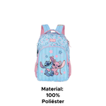 Mochila Bolsa Infantil Stitch Escolar 100% Poliéster Resistente Com Alça Grande Reforçada