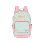 Mochila Bolsa Infantil Stitch Escolar 100% Poliéster Resistente Com Alça Grande Reforçada