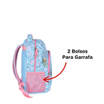 Mochila Bolsa Infantil Stitch Escolar 100% Poliéster Resistente Com Alça Grande Reforçada