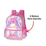 Mochila Bolsa Infantil Pink Para Escola Material Para Escola Resistente