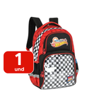 Mochila Infantil Hot Wheels De Costas Para Escola