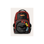 Mochila Bolsa Infantil Hot Wheels De Costas Para Escola 100% Poliéster