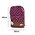 Mochila Casual Frutas Poliéster Convoy Feminina Material Escolar Universidade