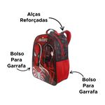 Mochila Infantil Homem Aranha Spider Grande Escolar Para Menino