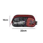 Kit Mochila Enaldinho com Estojo 3 Divisões Juvenil Escolar