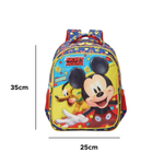 Mochila Mickey Personagem Infantil De Costas Material Escolar Resistente