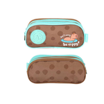 Estojo Escolar 3 Bolsos Capivara Up4You Poliéster