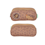 Estojo Escolar 3 Bolsos Capivara Up4You Poliéster