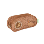 Estojo Escolar 3 Bolsos Capivara Up4You Poliéster