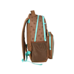 Mochila Escolar College Capivara Brownie Para Menino e Menina
