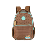 Mochila Escolar College Capivara Brownie Para Menino e Menina