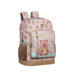 Mochila Capivara Brownie College De Costas Material Escolar